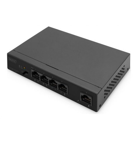 DIGITUS 4+1 Port Ethernet Unmanaged PoE 4 Port PoE MDI MDIX IEEE802af,at
