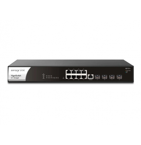 Switch DRAYTEK Vigor Q2121x L2+ Managed 8x 2.5GbE RJ-45 4x 10GbE SFP+ 1x console port RJ-45
