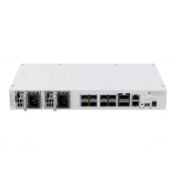 Switch MIKROTIK CRS510-8XS-2XQ-IN 2x100 Gigabit QSFP28 ports 8x25 Gigabit SFP28 ports dual hot-swap