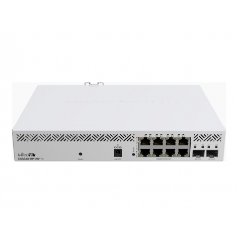 Switch MIKROTIK CSS610-8P-2S+IN Network Managed Gigabit Ethernet 10 100 1000 Support PoE White