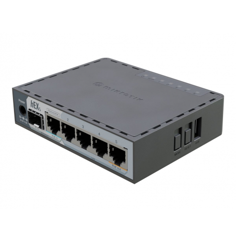 Router MIKROTIK E60iUGS hEX S 2025 version 5x RJ45 1000Mb s 1x SFP 2.5G 1x USB