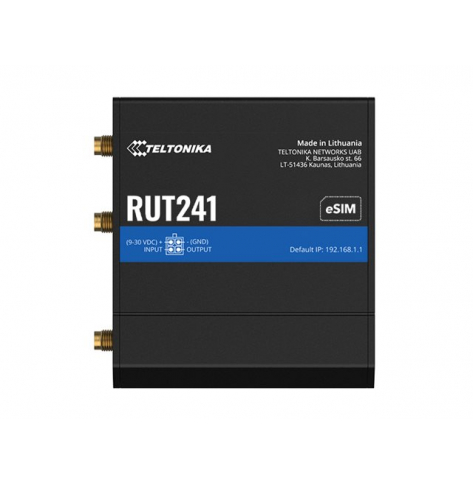 Router TELTONIKA NETWORKS RUT241 eSIM 4G LTE 3G 2G GLOBAL