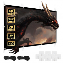 Ekran projekcyjny Maclean 120 cali , 4:3, MC-169 