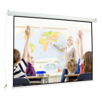 Ekran elektryczny AVTek Wall Electric 200 (4:3, 205x158cm, czarny top i ramki, Matt White)
