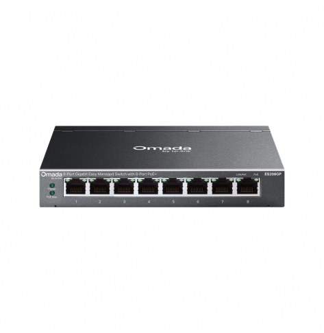 Switch TP-LINK ES208GP Omada Easy Managed, 8 portów PoE+ 