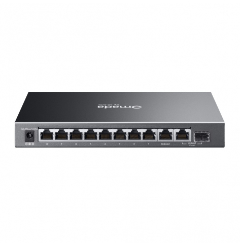Switch TP-LINK zarządzalny ES210GP Omada 10-Port Gigabit Easy Managed Switch with 8-Port PoE+ 