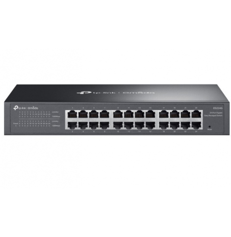 Switch TP-LINK Omada ES224G 24-Port GB Easy Managed Switch PORT: 24× Gigabit RJ45 Ports