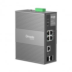 Switch TP-LINK IES206GPP Industrial Easy Managed Omada, 6 portów gigabitowych, w tym 3 portPoE+ i 