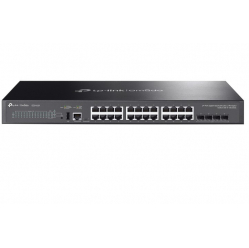 Switch TP-LINK zarządzalny Omada 24-Port Gb Stackable Lite L3 SG5428X 24× Gigabit RJ45 Ports, 4× 10G SFP+ Slots, RJ45/USB Type C Console Port