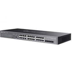Switch TP-LINK zarządzalny Omada 24-Port Gb Stackable Lite L3 SG5428X 24× Gigabit RJ45 Ports, 4× 10G SFP+ Slots, RJ45/USB Type C Console Port