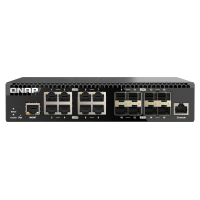 Switch QNAP zarządzany sieciowo QSW-M3216R-8S8T-EU 8x 10GbE RJ45 8x10GbE SFP+ 