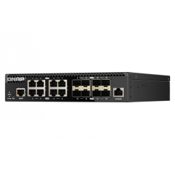 Switch QNAP zarządzany sieciowo QSW-M3216R-8S8T-EU 8x 10GbE RJ45 8x10GbE SFP+ 