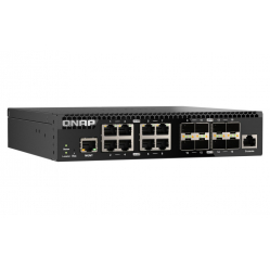 Switch QNAP zarządzany sieciowo QSW-M3216R-8S8T-EU 8x 10GbE RJ45 8x10GbE SFP+ 