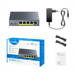 Switch Cudy GS105P 5-Port Gigabit PoE+ 36W 