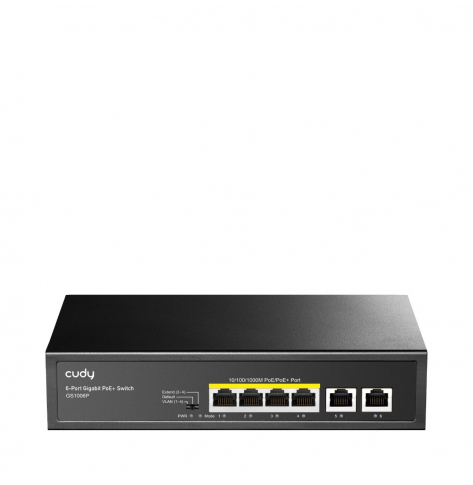 Switch Cudy GS1006P 6-Port Gigabit PoE+ Switch 65W