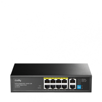 Switch Cudy GS1010P 8-Port Gigabit PoE+ Switch, 2 Gigabit Uplink Ports 120W 