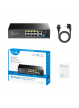 Switch Cudy GS1010P 8-Port Gigabit PoE+ Switch, 2 Gigabit Uplink Ports 120W 