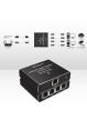 Qoltec Rozdzielacz splitter Ethernet mini SWITCH 1x4 RJ45 | 1000Mb/s | USB-C | Aluminium 