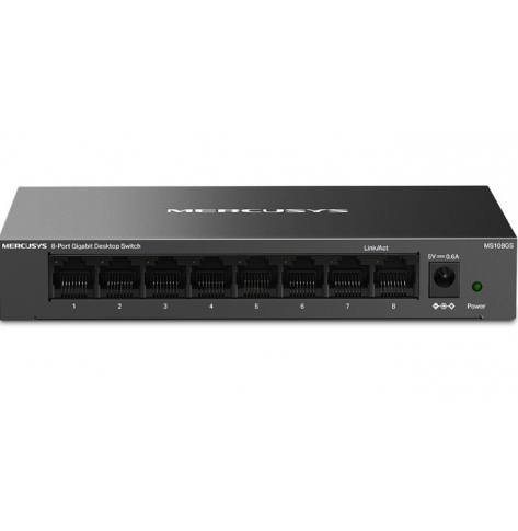 Switch TP-LINK 8-Port Gigabit Desktop Switch PORT: 8× Gigabit Ports MS108GS