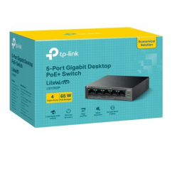 Switch TP-LINK 5xGE PoE+ LS105GP