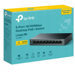 Switch TP-LINK LS109P 9xGE PoE+ 