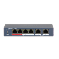Switch Hikvision niezarządzalny 6-portowy DS-3E0106P-E/M