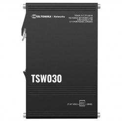 Switch TSW030 8xRJ45 porty 10/100Mbps DIN