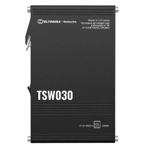 Switch TSW030 8xRJ45 porty 10/100Mbps DIN