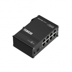 Switch TSW030 8xRJ45 porty 10/100Mbps DIN