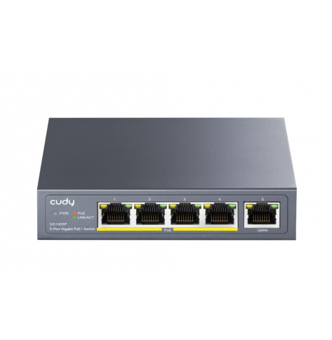 Switch Cudy GS1005P 5xGE (4xPoE+) 60W 