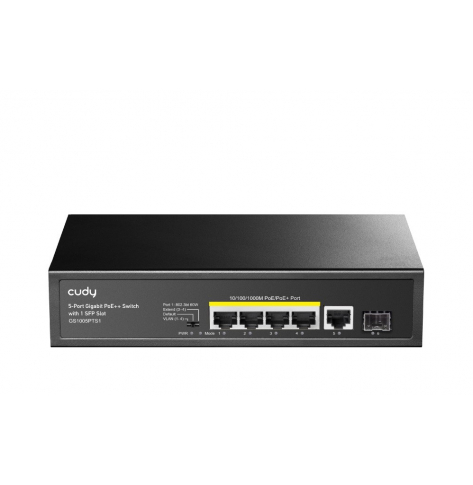Switch Cudy GS1005PTS1 5xGE PoE+ 1xSFP 120W 