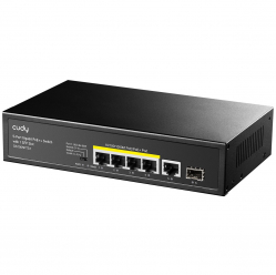 Switch Cudy GS1005PTS1 5xGE PoE+ 1xSFP 120W 