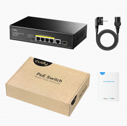 Switch Cudy GS1005PTS1 5xGE PoE+ 1xSFP 120W 