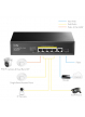Switch Cudy GS1005PTS1 5xGE PoE+ 1xSFP 120W 