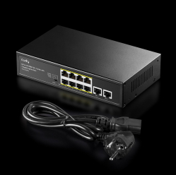 Switch Cudy FS1010PG 8xFE PoE+ 120W 2xGigabit Uplink 