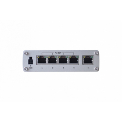 Switch Teltonika przemysłowy TSW100 4xPoE+, 5xGigabit