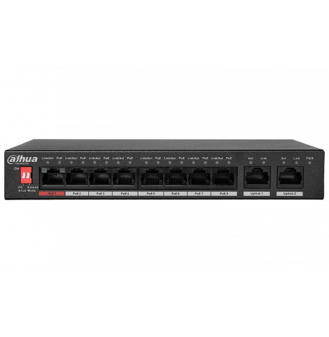 Switch Dahua PFS3010-8ET-96-V2 8 portowy switch POE