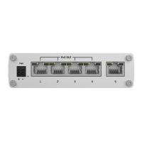 Switch Teltonika przemysłowy TSW101 5xGbE 4xPoE+