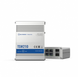 Switch Teltonika przemysłowy TSW210 2xSFP 8xGbE