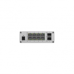 niezarządzalny TSW210 Switch 2xSFP 8xGbE DIN RAIL Back Panel 