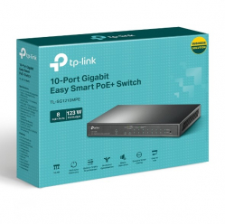 Switch TP-LINK Switch SG1210MPE Smart 8GE PoE+ 1GE 1SFP