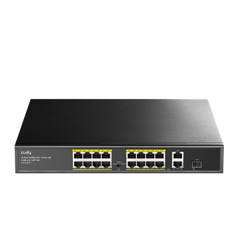 Switch Cudy FS1018PS1 16xFE PoE+ 200W 1xSFP 