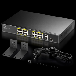 Switch Cudy FS1018PS1 16xFE PoE+ 200W 1xSFP 