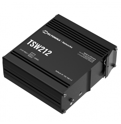 Switch zarządzalny przemysłowy TSW212 2xSFP 8xGbE L2/L3