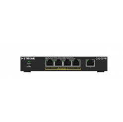 Switch Netgear niezarządzalny GS305PP-300EUS 5PT POE/POE+ GIGE