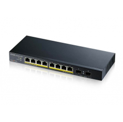 Switch Zyxel GS1100-10HP-EU0102F 120W PoE 8xGigabit 2xFiber Uplilk Switch 