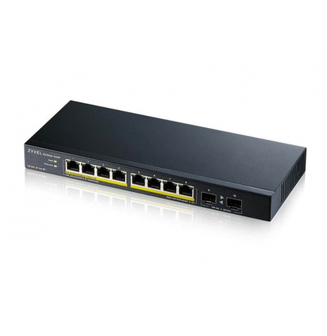 Switch Zyxel GS1100-10HP-EU0102F 120W PoE 8xGigabit 2xFiber Uplilk Switch 