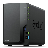 Serwer NAS Synology DS225+ 2x0HDD J4125 2GB DDR4 1xGbE 1x2,5GbE 3Y 