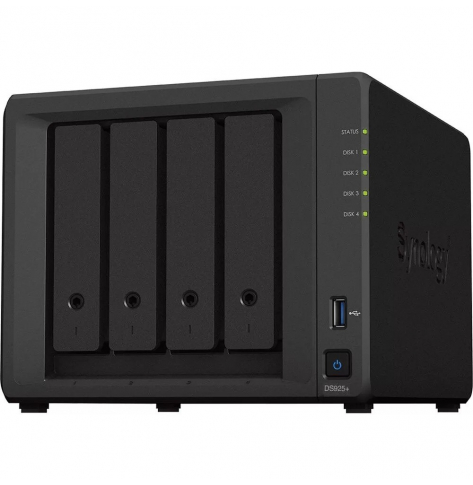 Synology NAS DS925+ 4x0HDD V1500B 4GB DDR4 ECC 2x2,5GbE RJ45 3Y 
