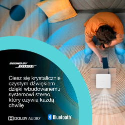 Projektor Epson mini laser EF-61W FHD/700L/5m:1/1.6kg biały